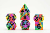 Sharp Edge Silicone Rubber Dice Set