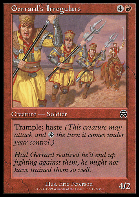 MMQ - Gerrard's Irregulars