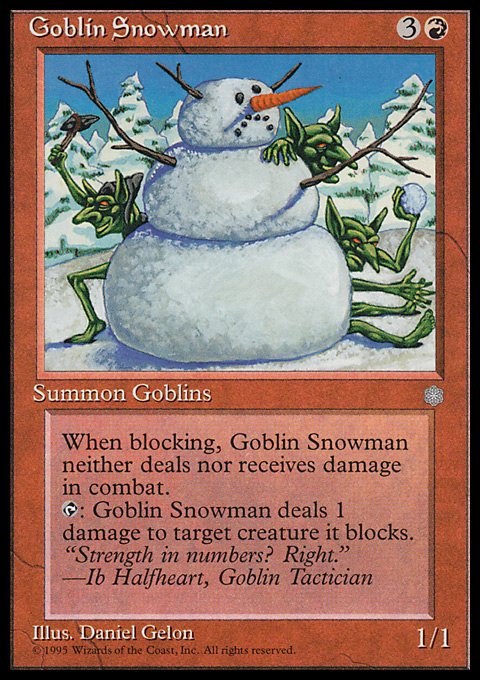 ICE - Goblin Snowman