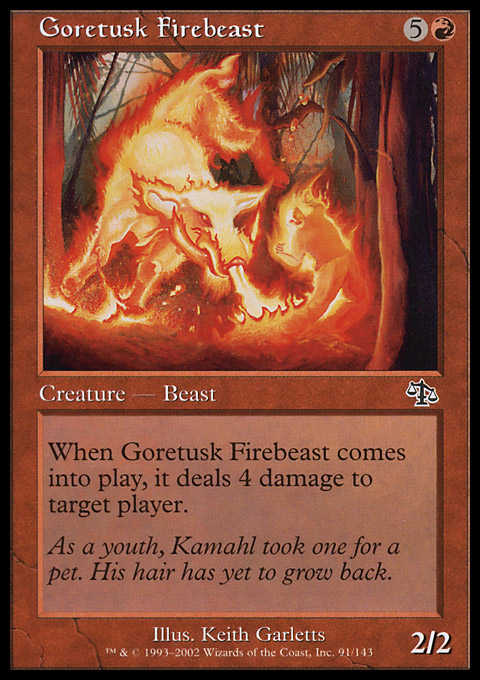 JUD - Goretusk Firebeast