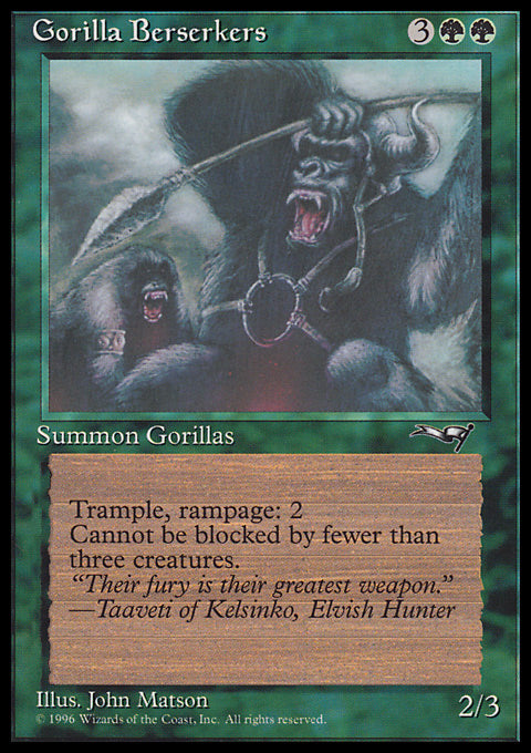 ALL - Gorilla Berserkers