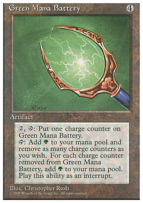 4ED - Green Mana Battery