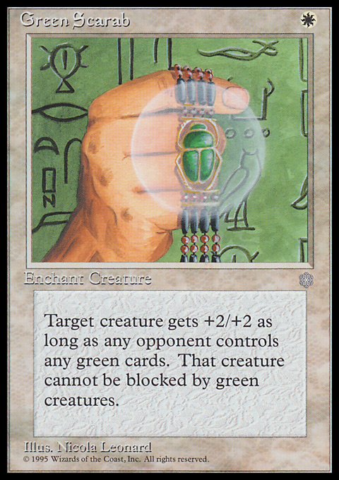 ICE - Green Scarab