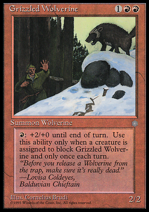 ICE - Grizzled Wolverine