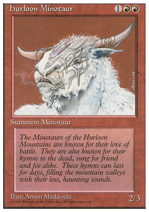 4ED - Hurloon Minotaur