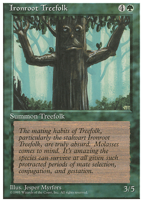 4ED - Ironroot Treefolk