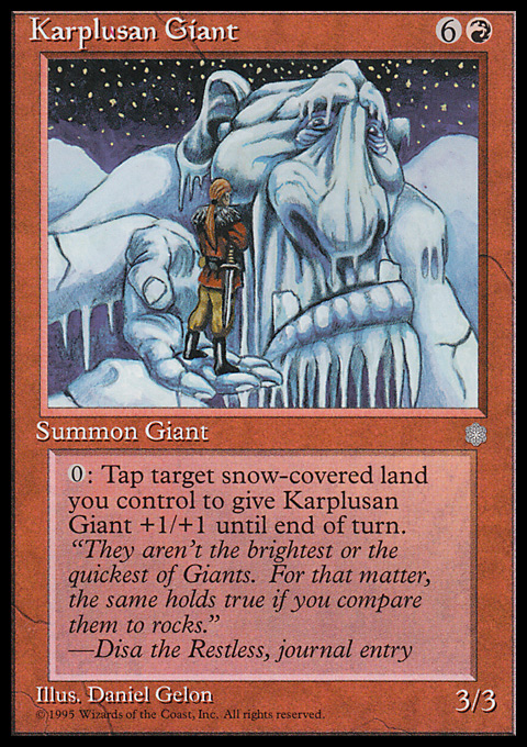 ICE - Karplusan Giant