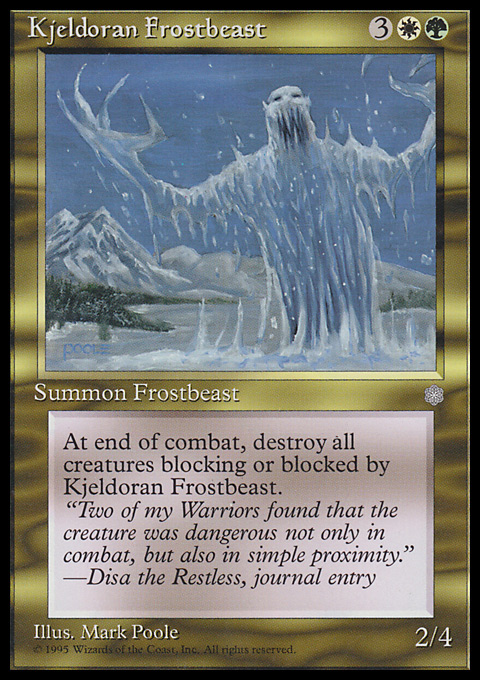 ICE - Kjeldoran Frostbeast