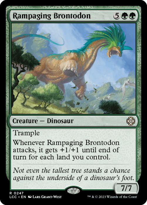 LCC - Rampaging Brontodon