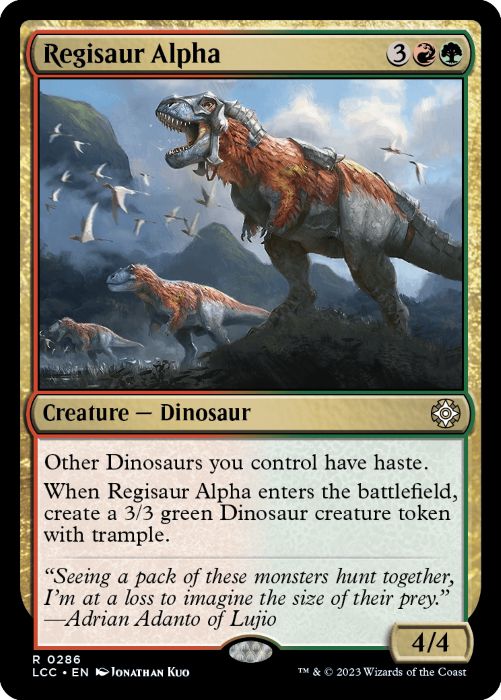 LCC - Regisaur Alpha