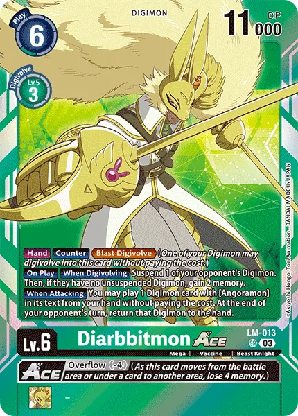 Diarbbitmon Ace (English Exclusive) - LM-013