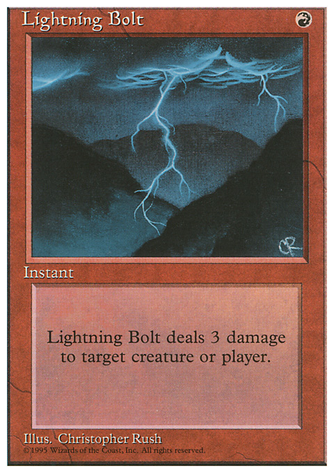 4ED - Lightning Bolt