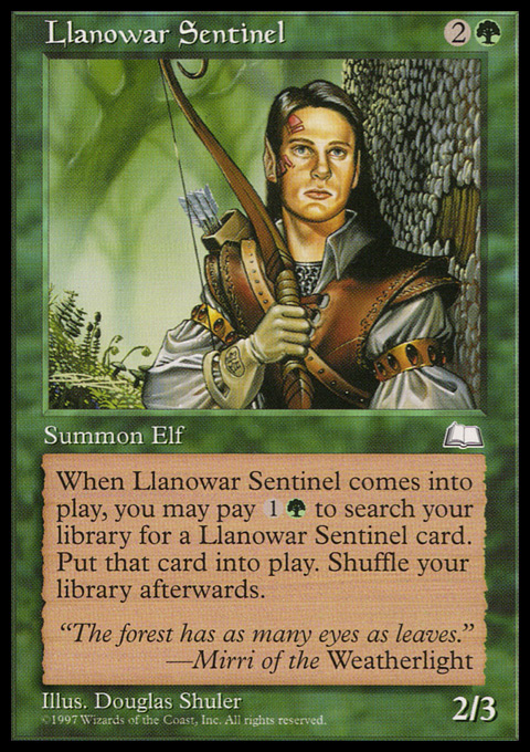 WTH - Llanowar Sentinel