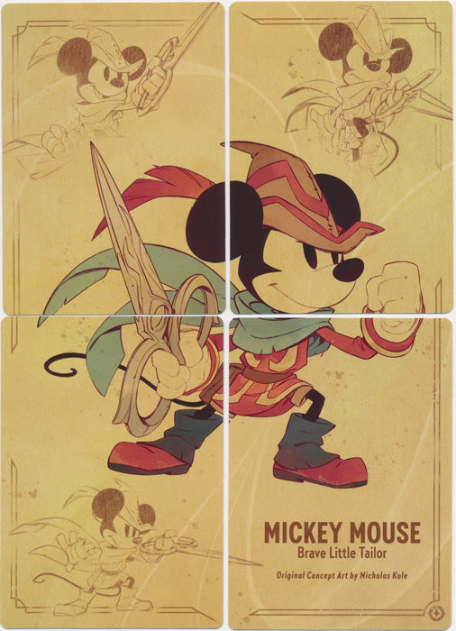 Mickey Mouse - Brave Little Tailor Puzzle Insert (Bottom Left) 