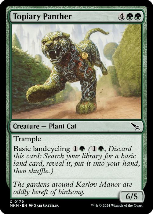 MKM - Topiary Panther