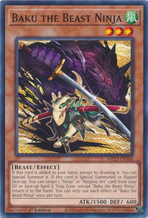 MP23-EN168 - Baku the Beast Ninja