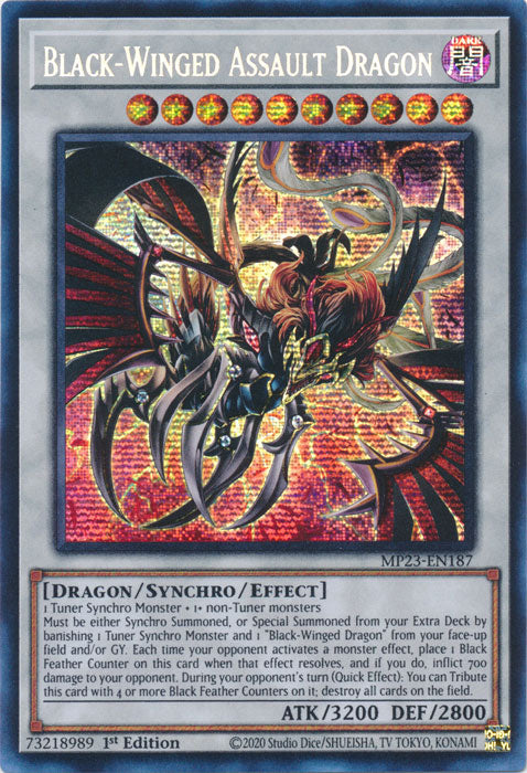 MP23-EN187 - Black-Winged Assault Dragon