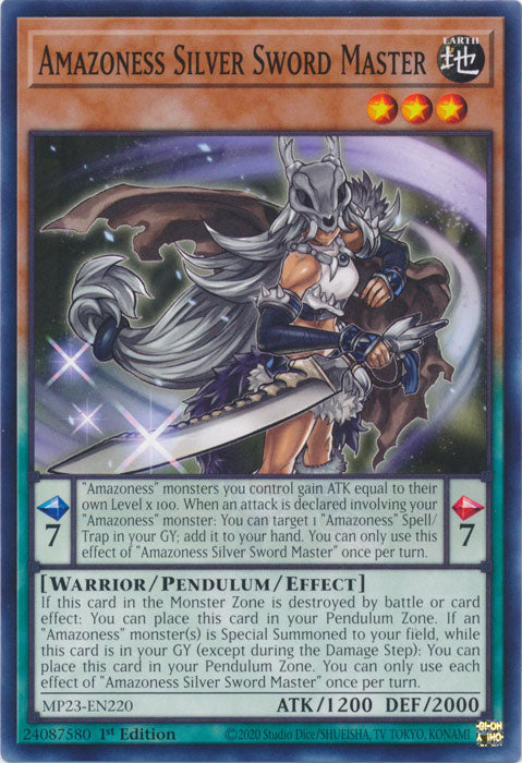 MP23-EN220 - Amazoness Silver Sword Master