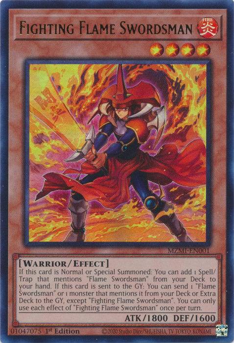 Fighting Flame Swordsman  - MZMI-EN001