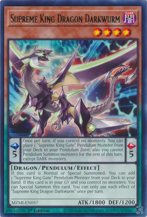 Supreme King Dragon Darkwurm - MZMI-EN057