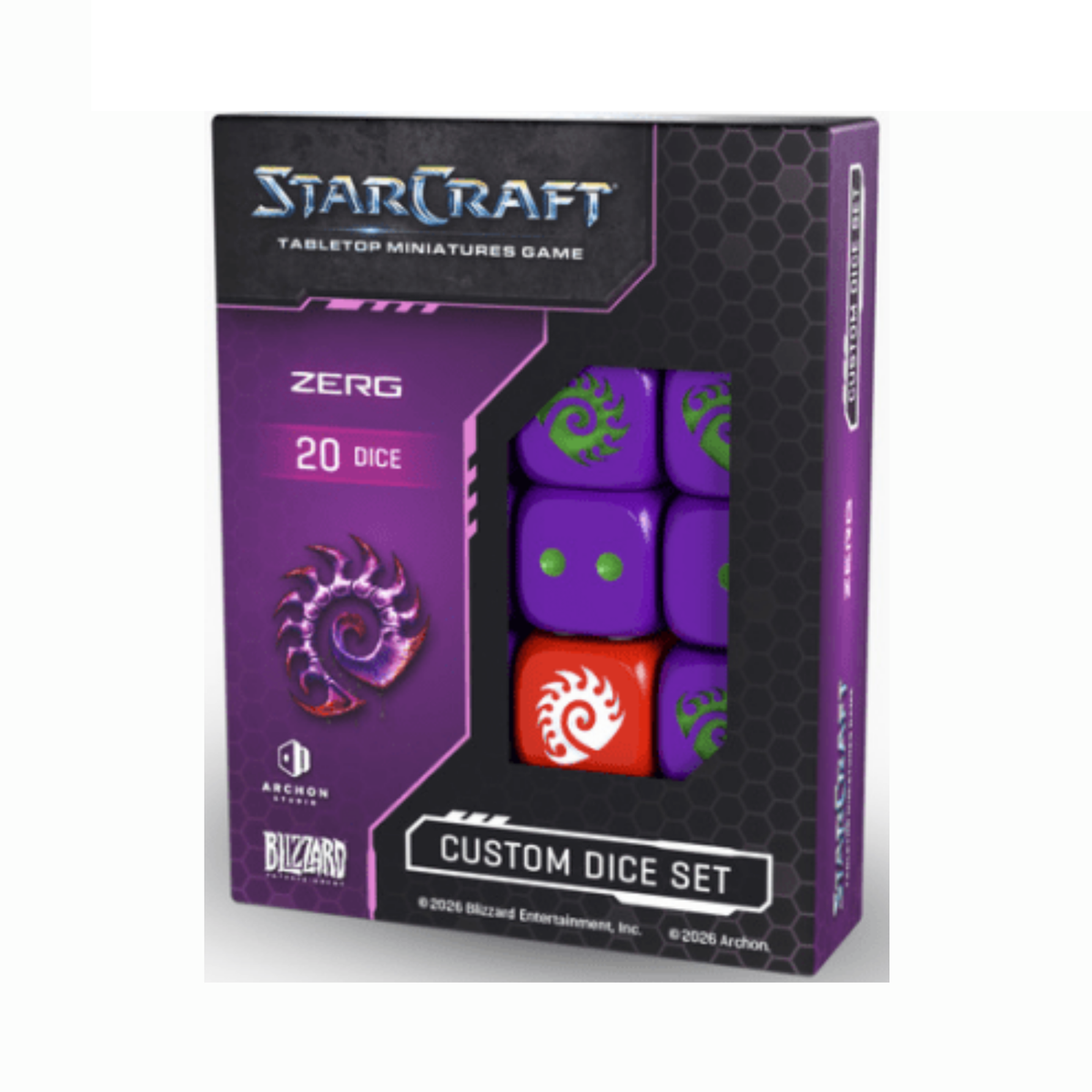 StarCraft TMG: Zerg Custom Dice Set