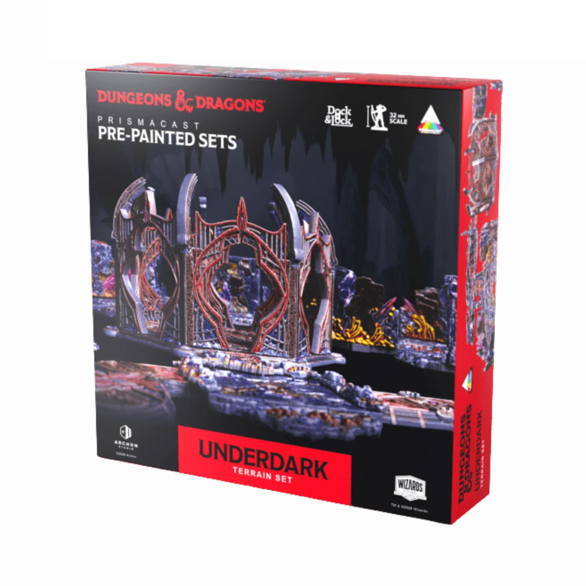 Dungeons & Dragons: Underdark Terrain Set, Pre-painted