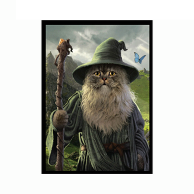 Card Sleeves: Double-Matte White Core- Movie Cats