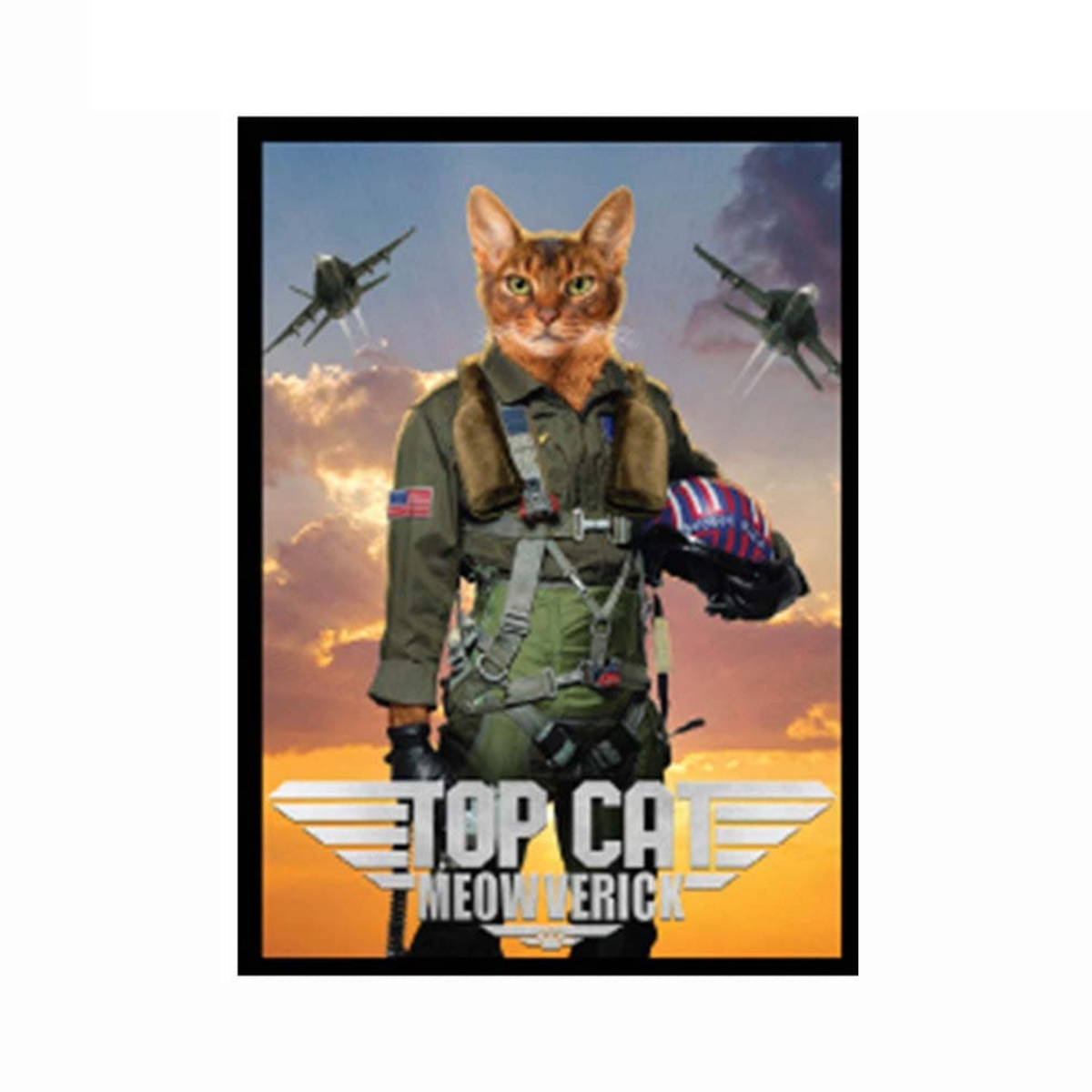 Card Sleeves: Double-Matte White Core- Movie Cats