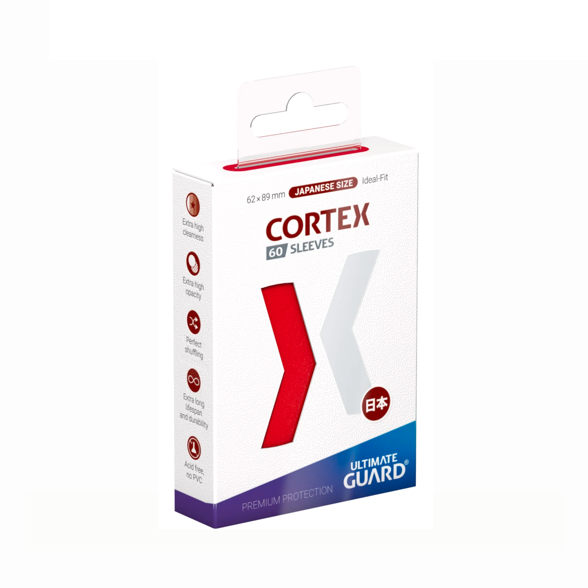 Ultimate Guard Cortex Sleeves Japanese Size Matte 60 ct