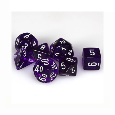 Chessex - Prism Translucent Polyhedral 7-Die Set