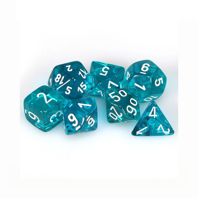 Chessex - Prism Translucent Polyhedral 7-Die Set