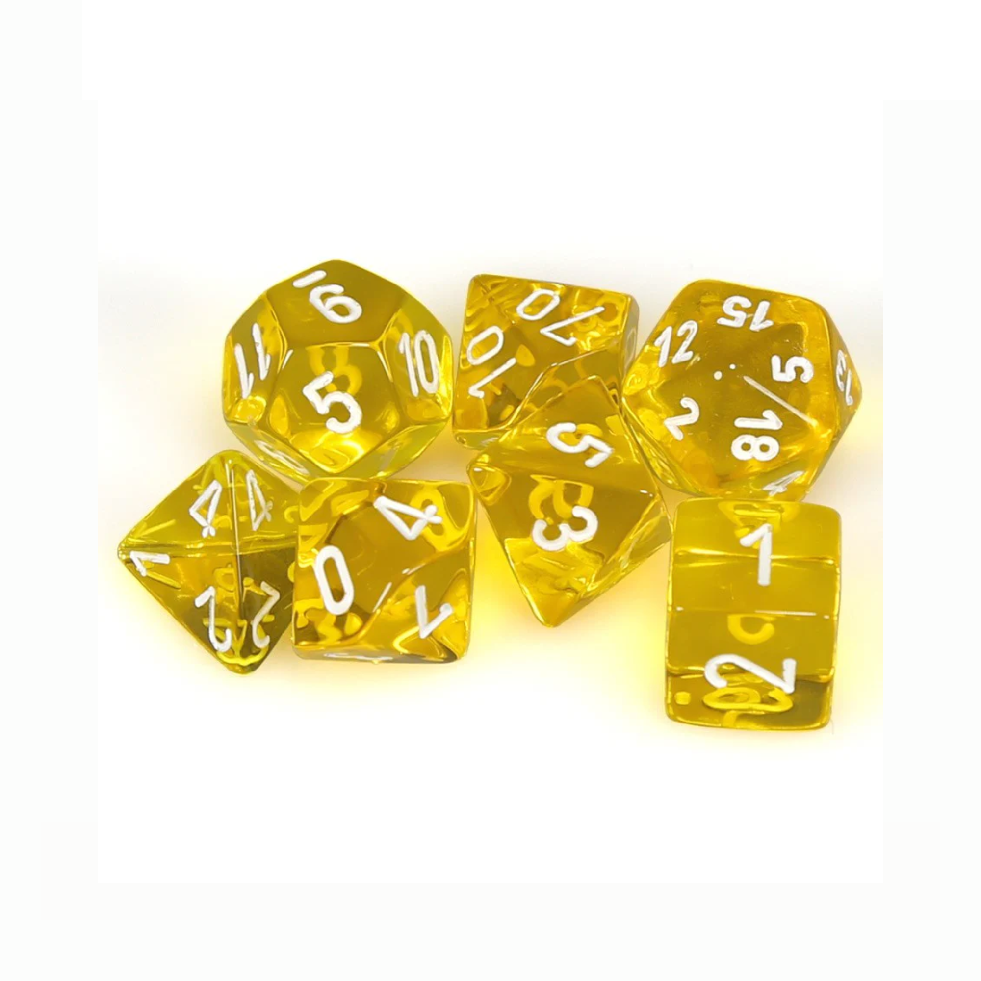 Chessex - Prism Translucent Polyhedral 7-Die Set