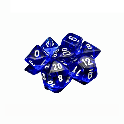 Chessex - Prism Translucent Polyhedral 7-Die Set