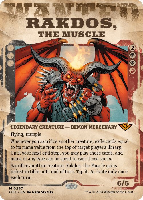 OTJ - Rakdos, the Muscle