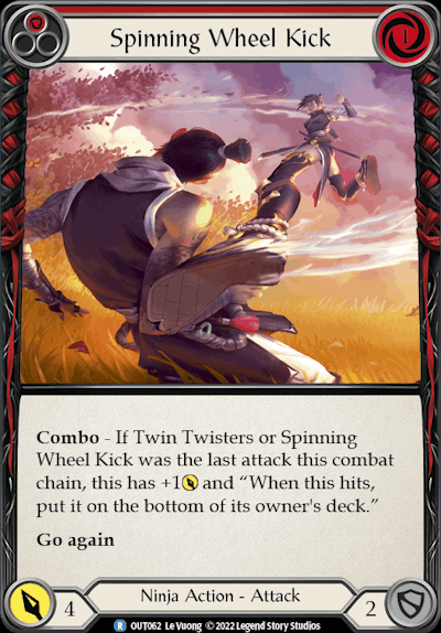 Spinning Wheel Kick (Red)