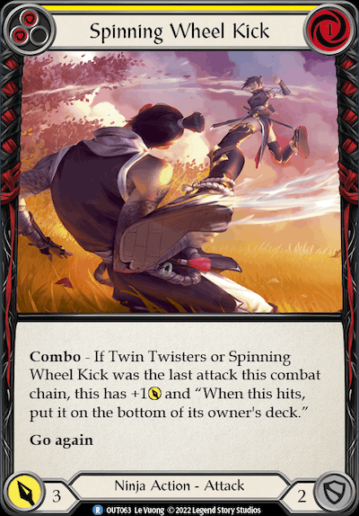 Spinning Wheel Kick (Yellow)