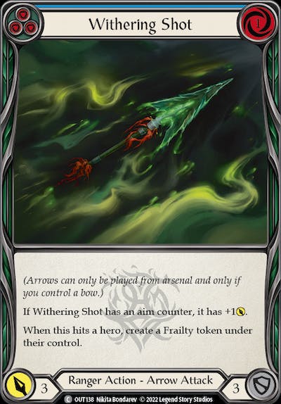 Withering Shot (Blue)