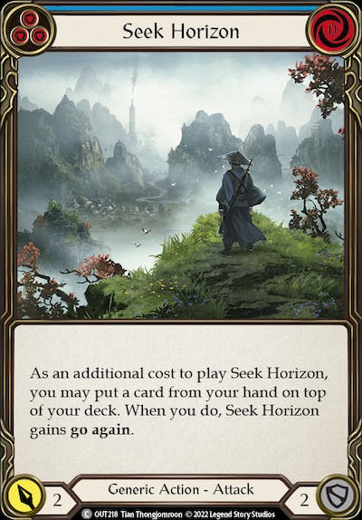 Seek Horizon (Blue)