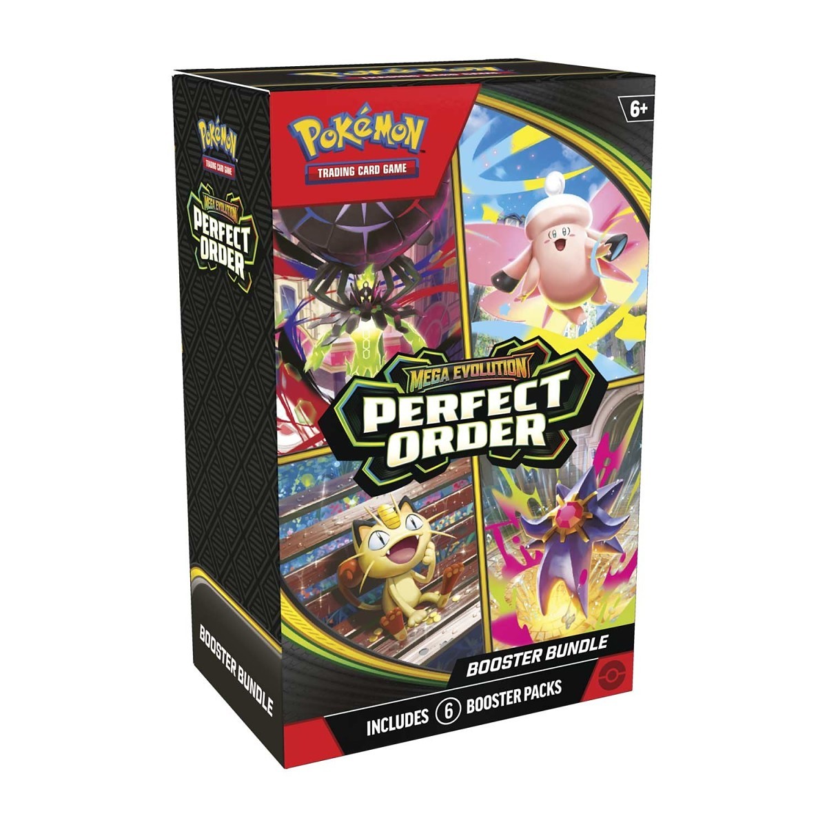 Pokemon TCG: Mega Evolution 03 Perfect Order- Booster Bundle (Limitado a 1 por persona)