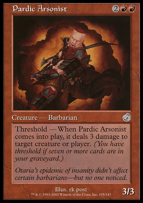 TOR - Pardic Arsonist