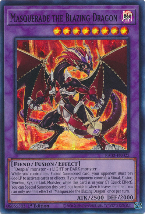 Masquerade the Blazing Dragon - RA02-EN022