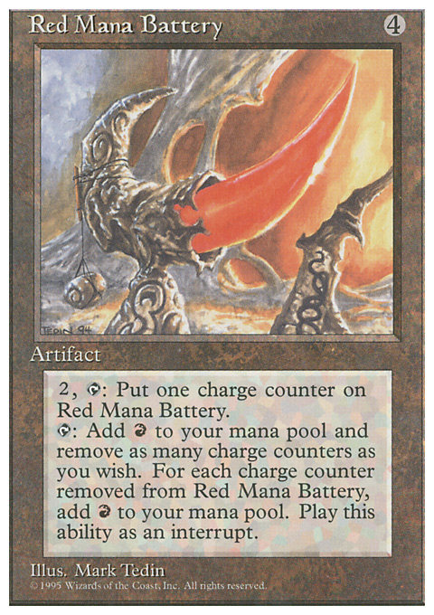 4ED - Red Mana Battery