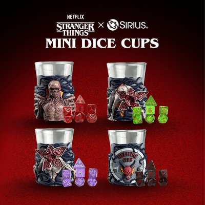 Stranger Things Mini Dice Cups