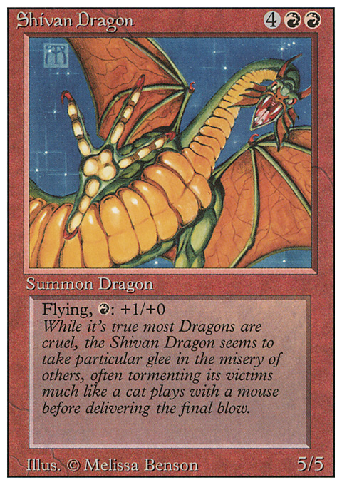 3ED - Shivan Dragon