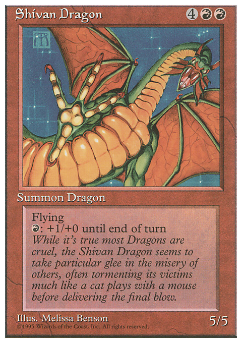 4ED - Shivan Dragon