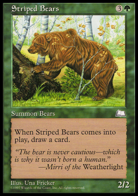 WTH - Striped Bears