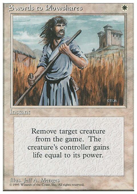 4ED - Swords to Plowshares