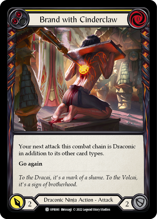 UPR - Brand with Cinderclaw (Yellow)