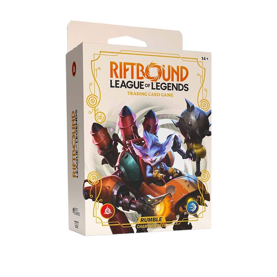 Riftbound TCG: Set 2 - Spiritforged Champion Deck - Rumble