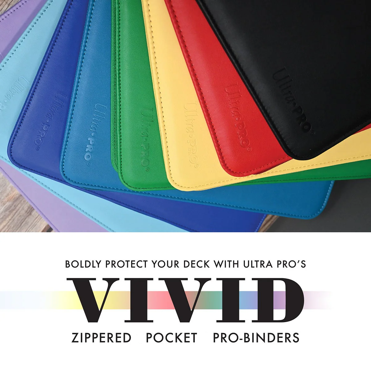 Ultra Pro - Vivid 9-Pocket Zippered PRO-Binder